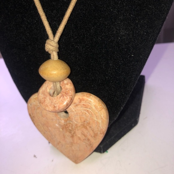 Boho Heart Pendant Necklace - Picture 4 of 6